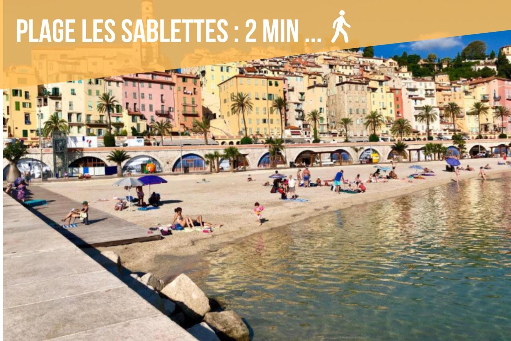 Ou Mentounasc - Duplex Vieille Ville Menton - Free Parking Екстер'єр фото