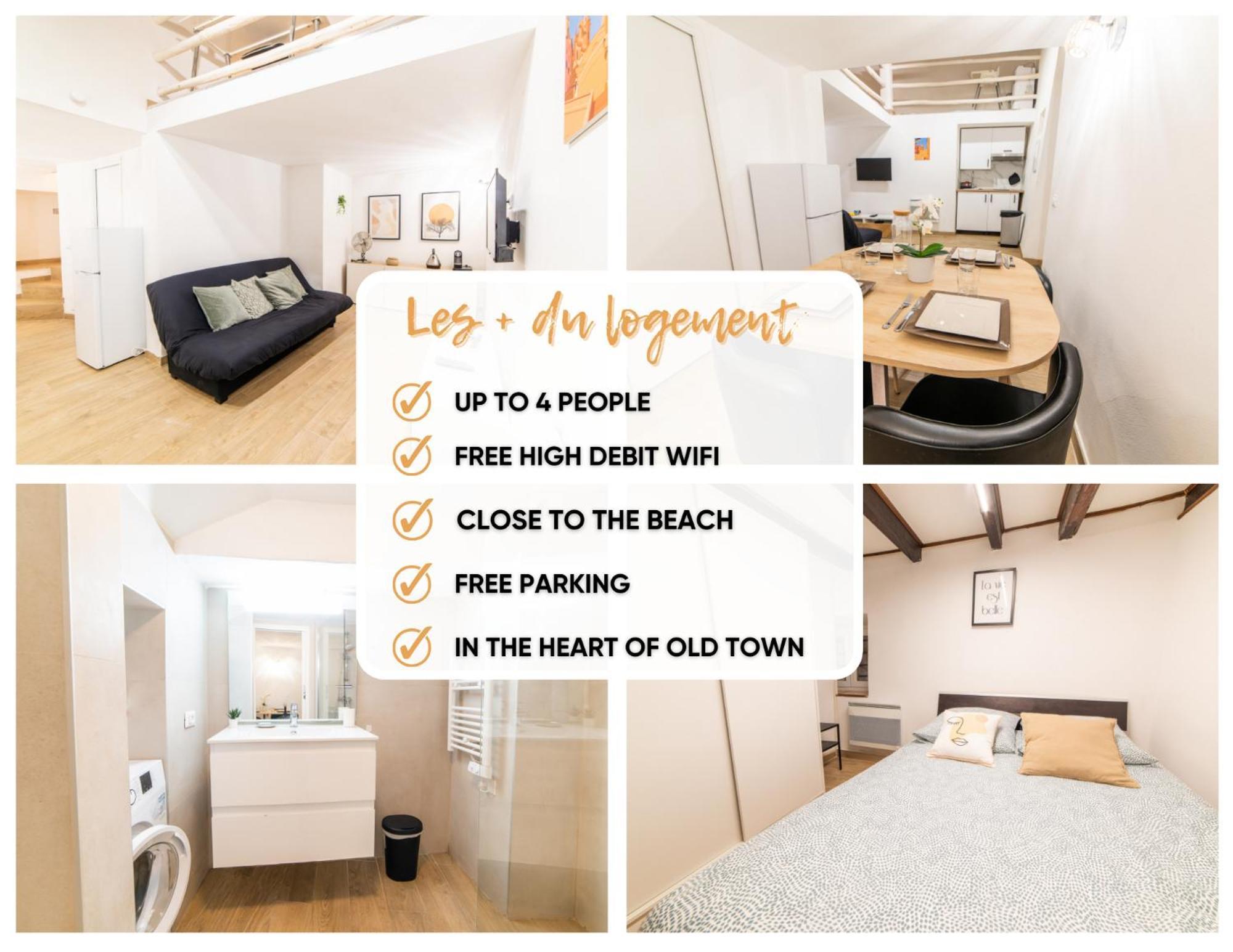 Ou Mentounasc - Duplex Vieille Ville Menton - Free Parking Екстер'єр фото